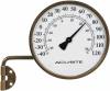 Swing Arm Brass Thermometer Indoor/Outdoor